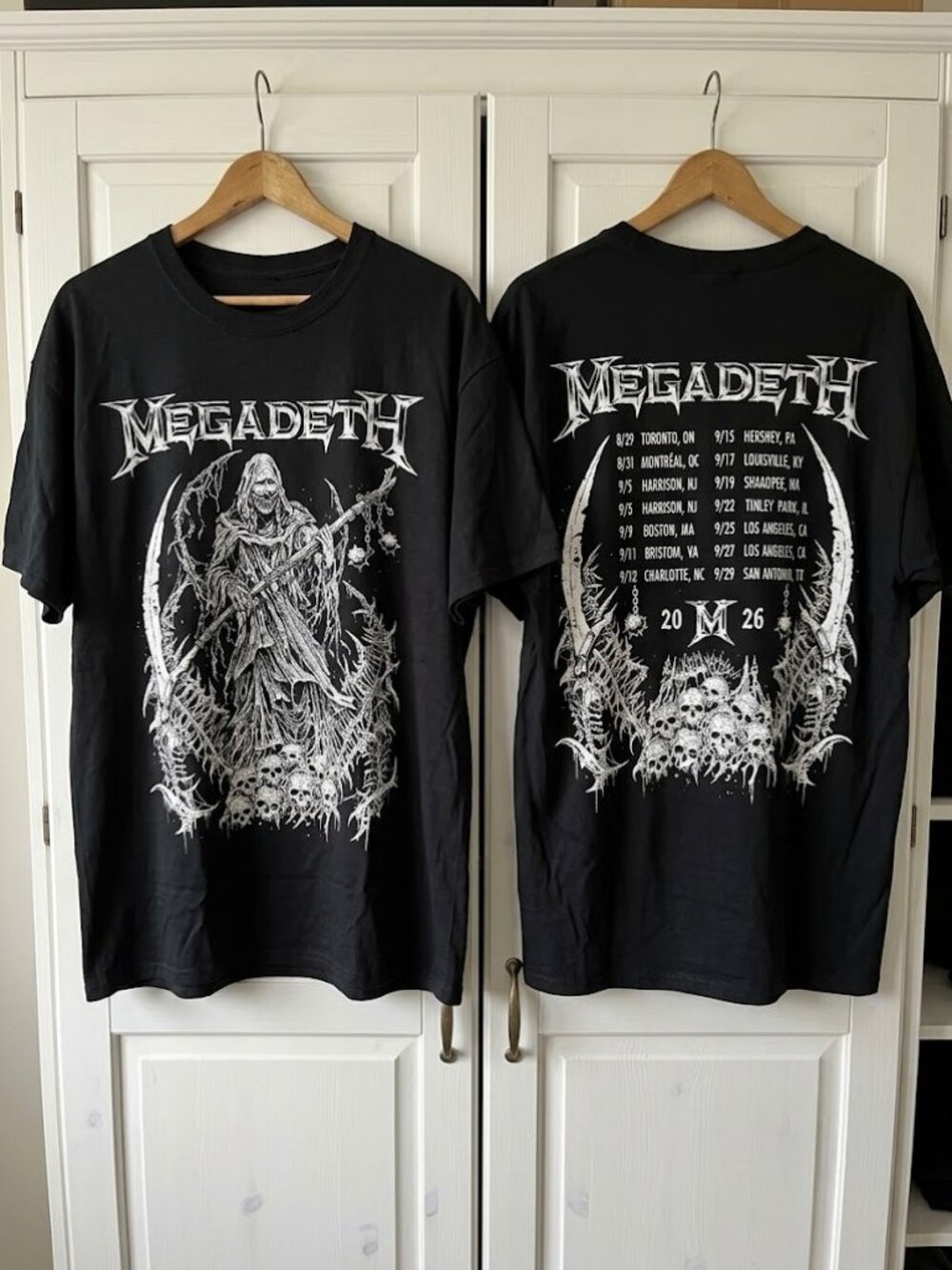 Megadeth 2026 Tour T-shirt